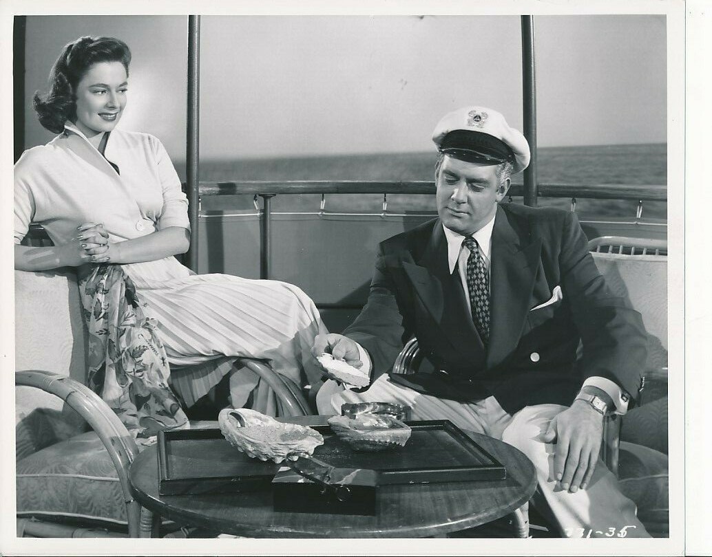 RUTH ROMAN RAYMOND BURR Original Vintage 1952 MARU MARU Warner Bros. ALBIN Photo