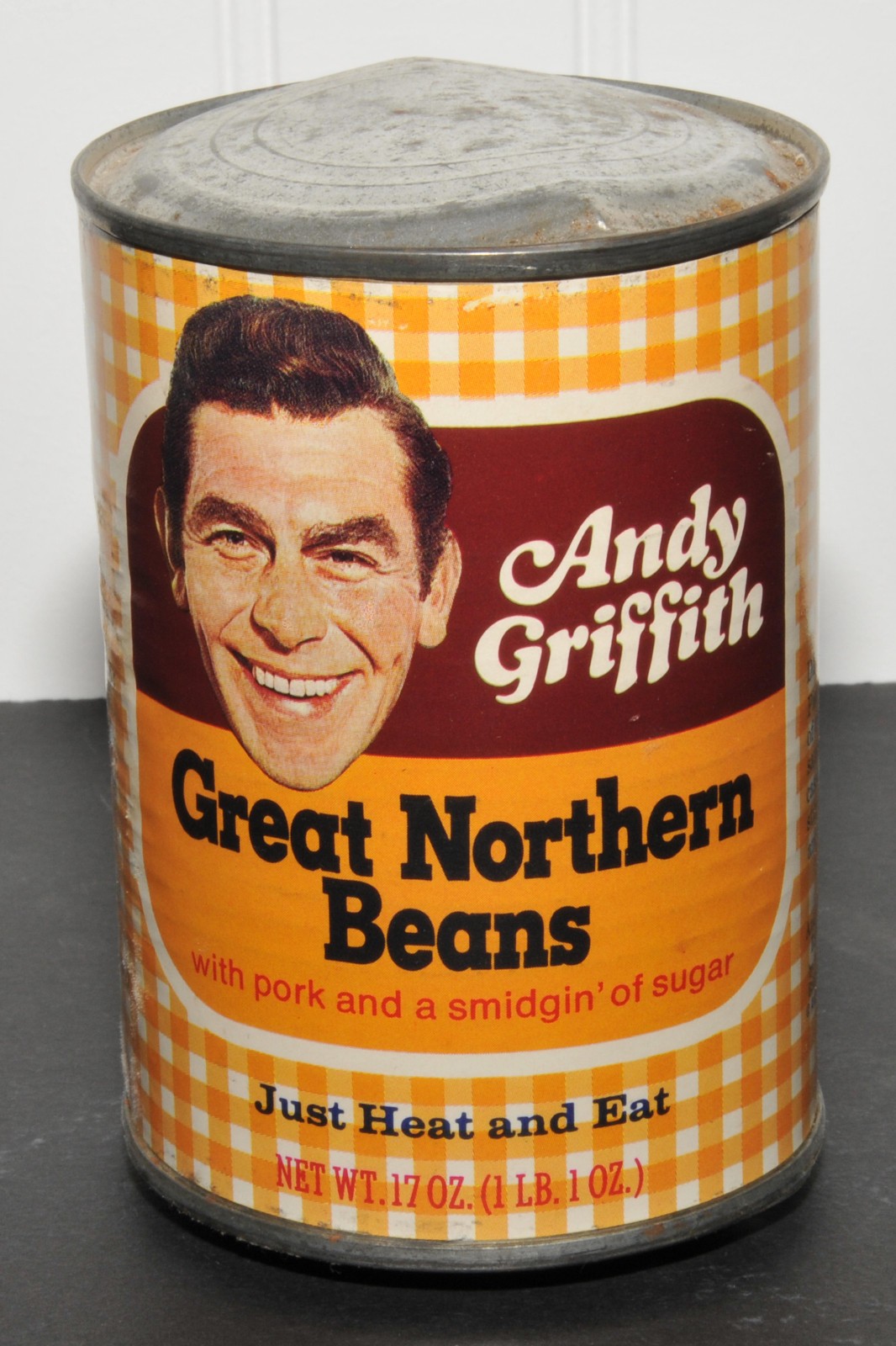 The Andy Griffith Show Andy Griffith Great Northern Beans Original Rare Can