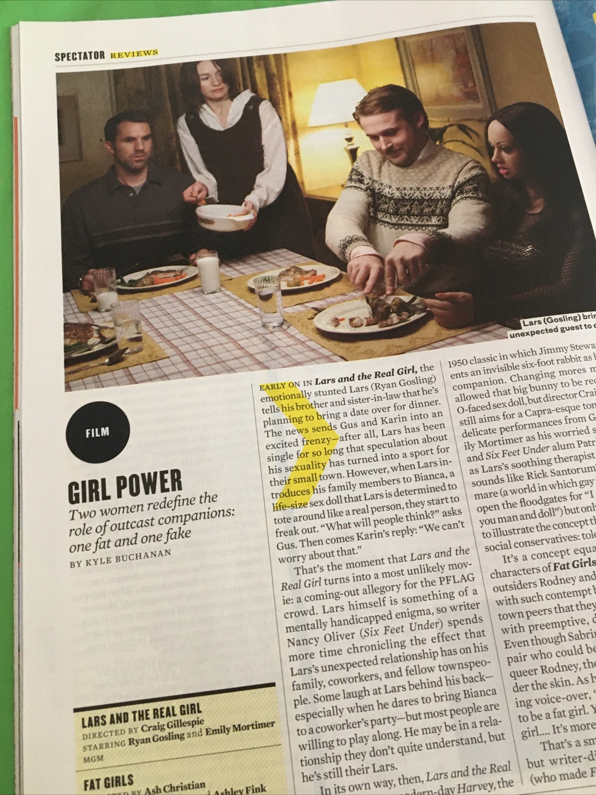 BRYAN FULLER, BRETT KRUTZSCH, The Advocate Gay & Lesbian magazine Nov 2007