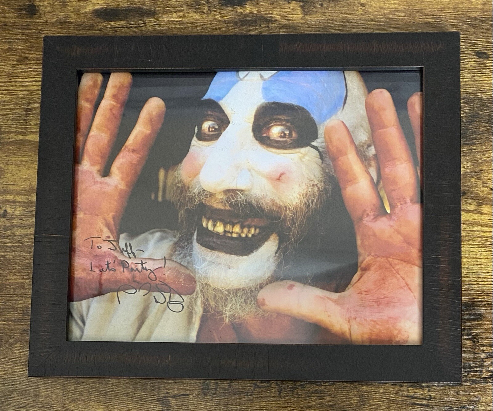Authentic Sid Haig Captain Spaulding Autographed Signed Photo Picture ~ No COA