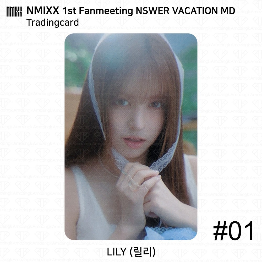 NMIXX 1st Fanmeeting NSWER Vacation MD Trading Card Photoccard Haewon Sullyoon