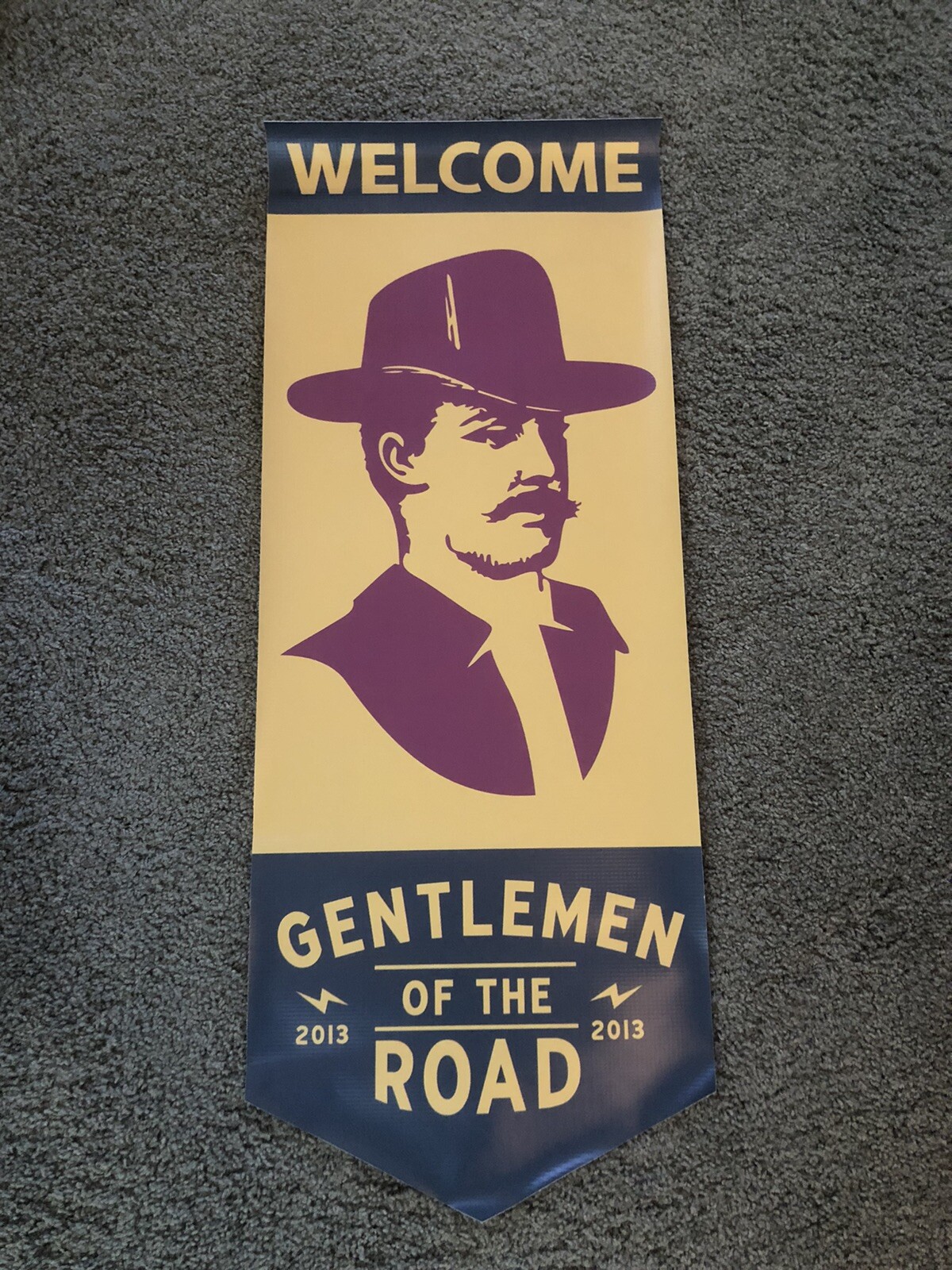 2013 Mumford & Sons GOTR Gentleman Of The Road Banner Banner Ad Flag Poster Sign