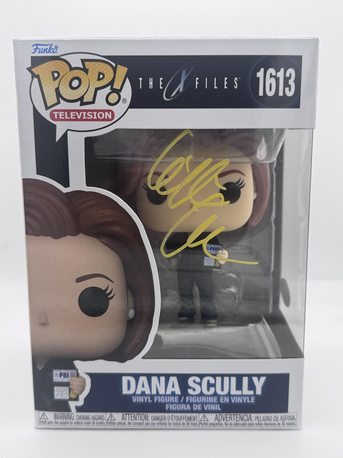 Gillian Anderson “The X-Files” AUTOGRAPH Signed ‘Dana Scully’ Funko Pop ACOA