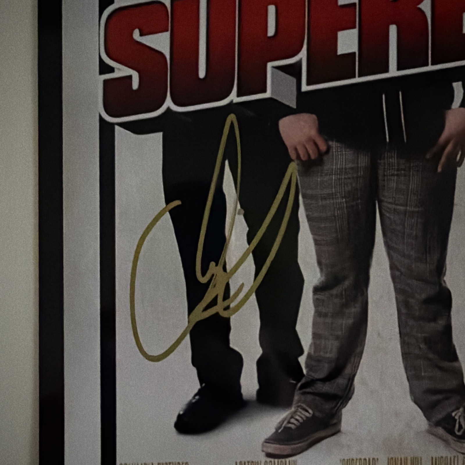 Christopher Mintz Plasse signed 8×10 McLovin Superbad Autograph