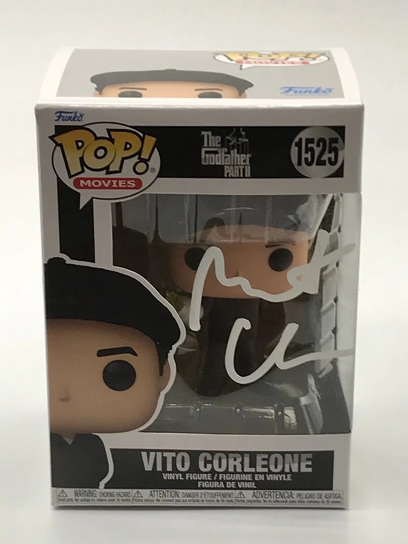 Robert DeNiro Signed Vito Corleone Godfather Funko Pop 1525 w COA Autograph
