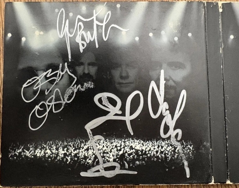 BLACK SABBATH FULLY SIGNED REUNION CD X4 SILVER SIGS GUARANTEED AUTHENTIC