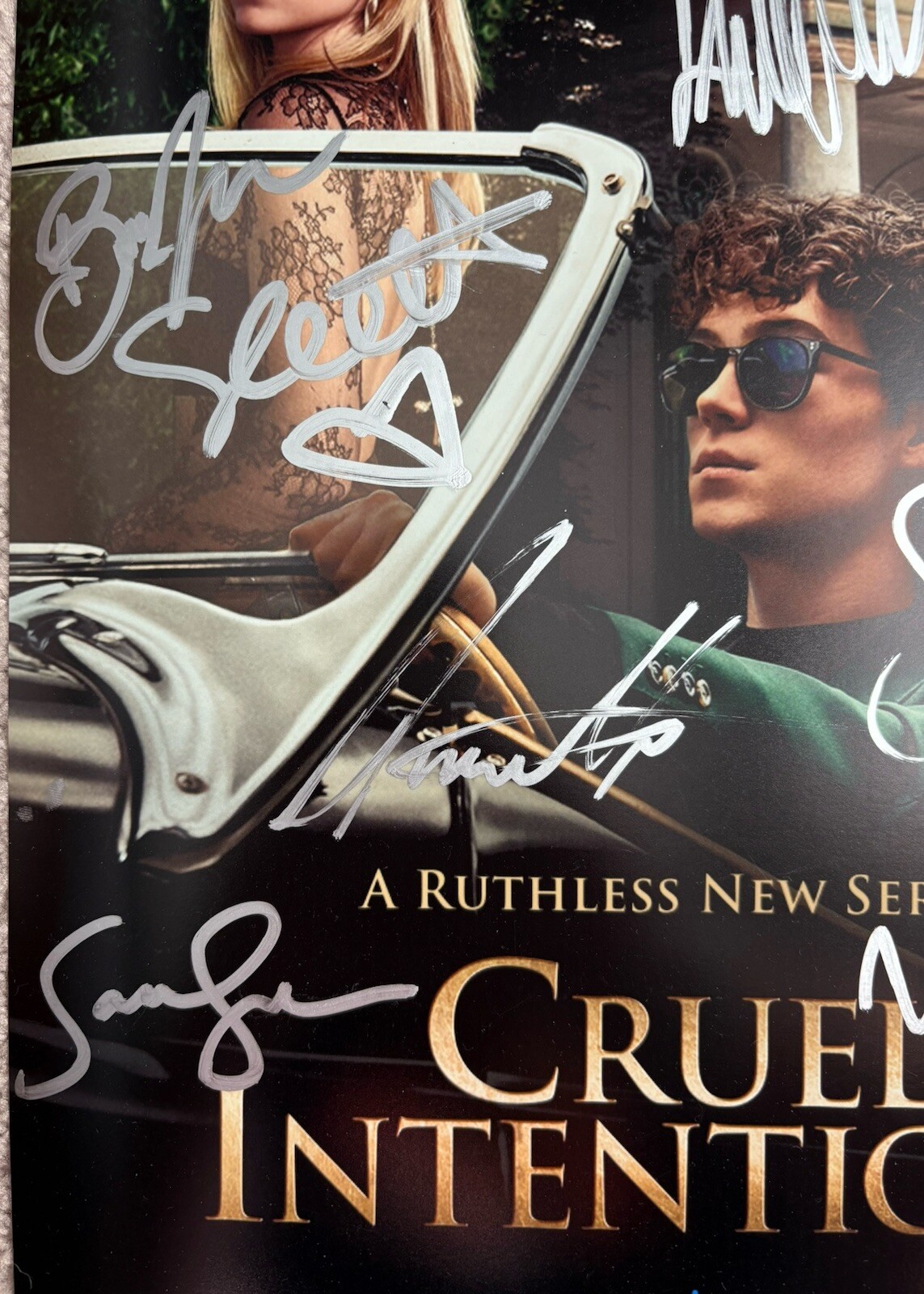 Cruel Intentions Cast Signed 11×14 Photo Sarah Catherine Hook Zac Burgess +5 COA