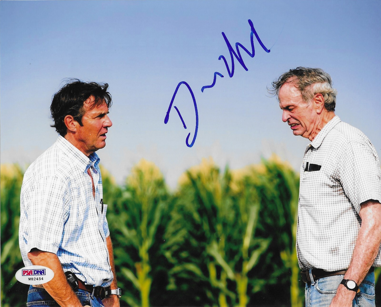 Dennis Quaid The Rookie Signed 8×10 Photo Autographed PSA/DNA COA
