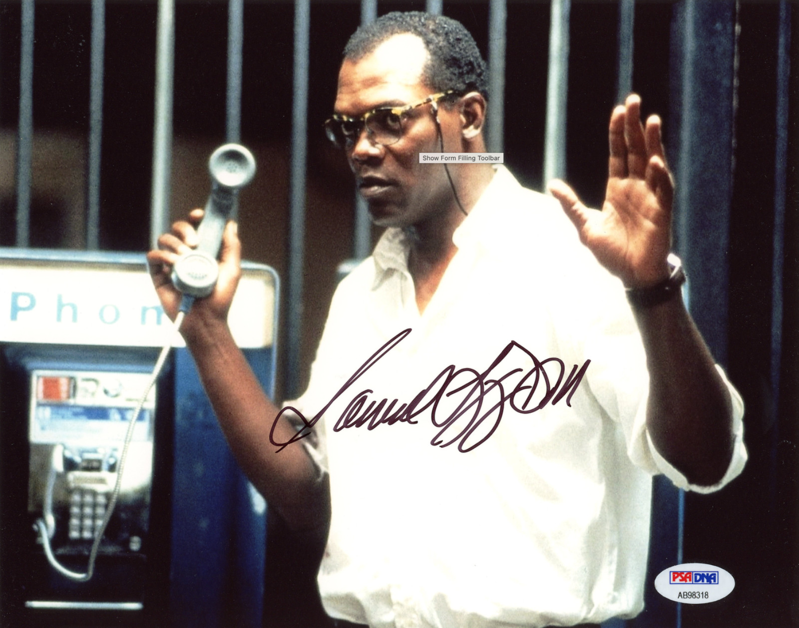 Die Hard Samuel L. Jackson Autograph PSA