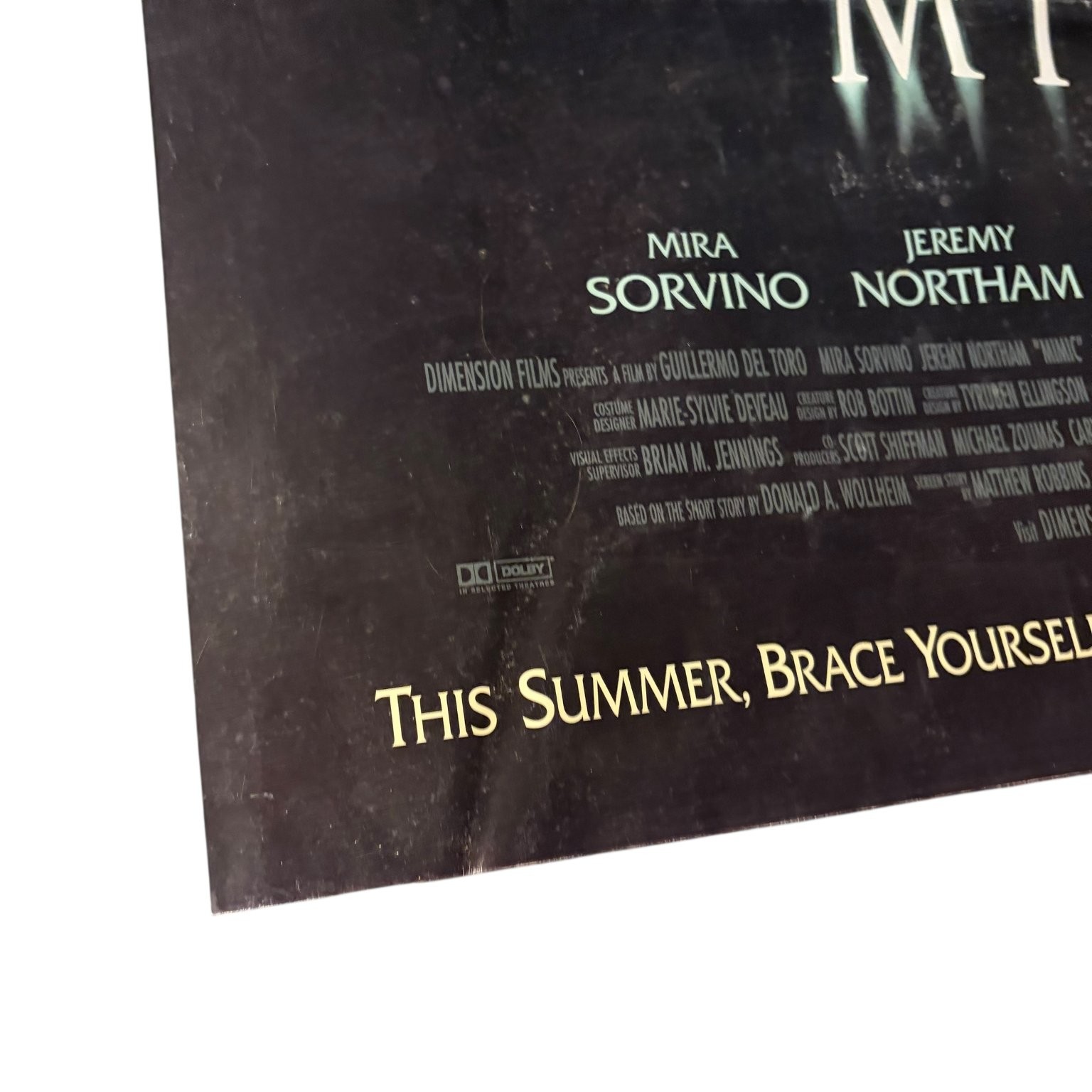 Mimic 1997 One Sheet Horror Monster Poster Josh Brolin Jeremy Northam 27″x40″