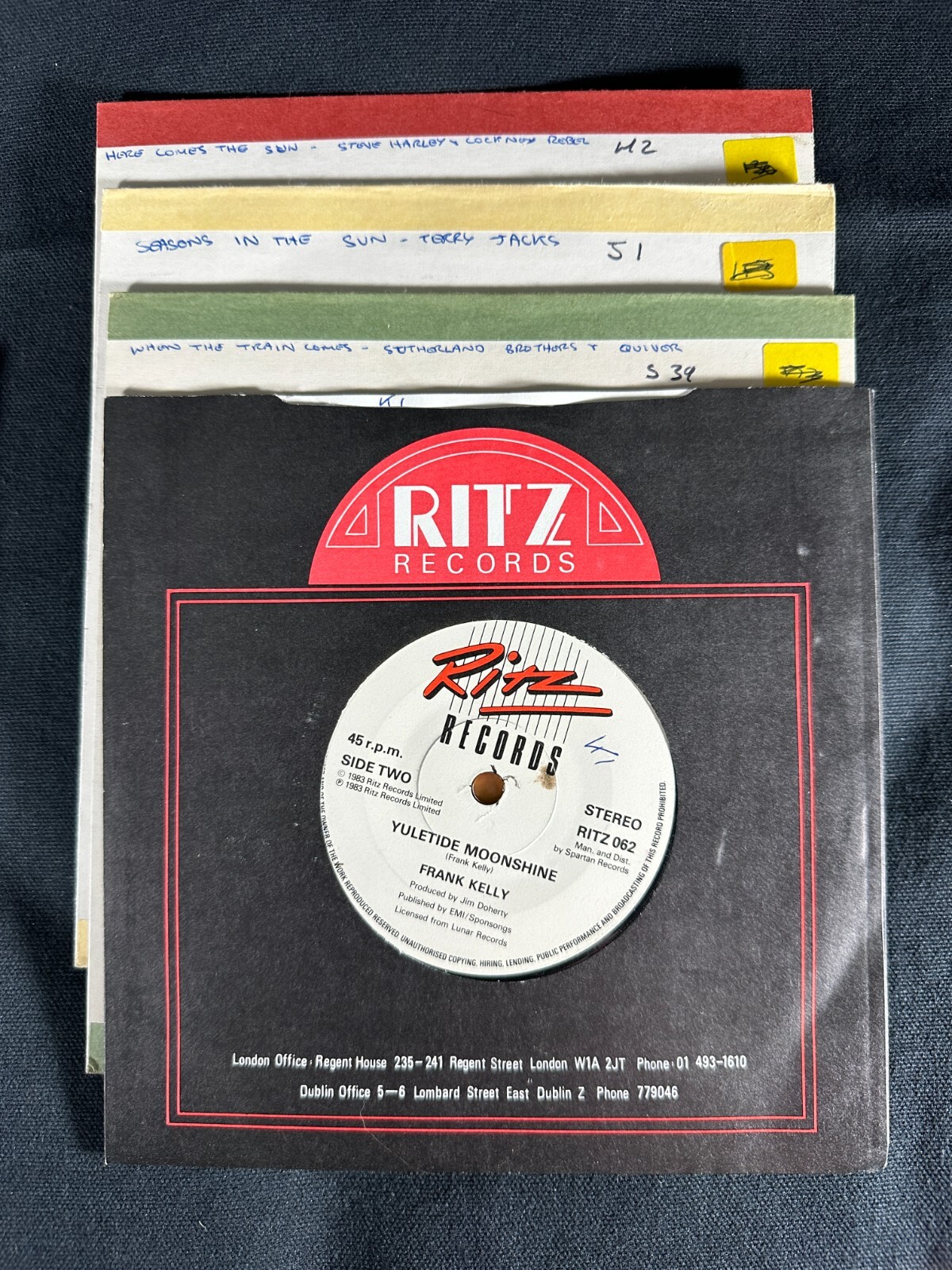 Vintage UK 45 records Terry Jacks/Desmond Dekker/Small Faces/Ralph McTell