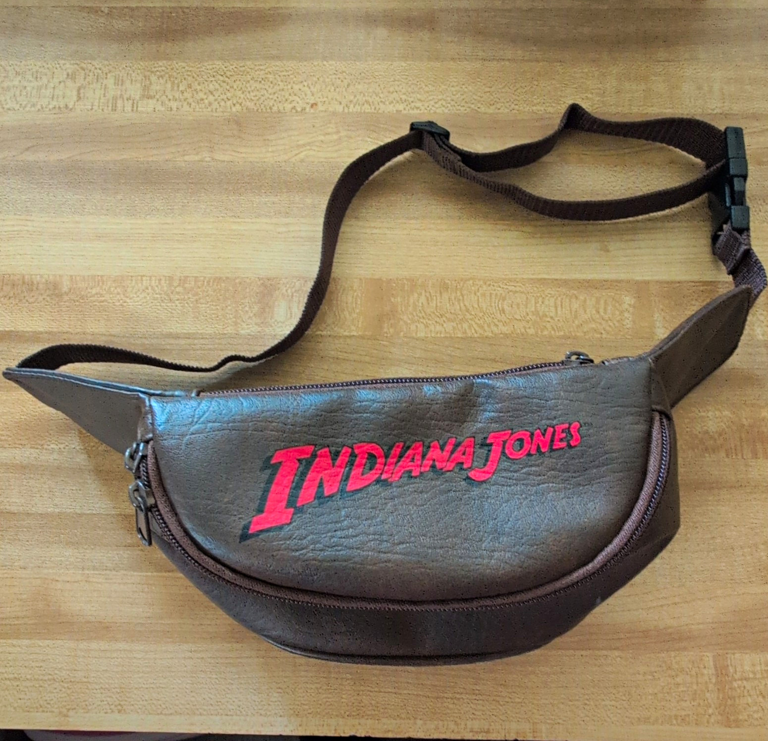 Indiana Jones Brown Waist Pack Fanny Pack Belt Bag Adjustable Strap