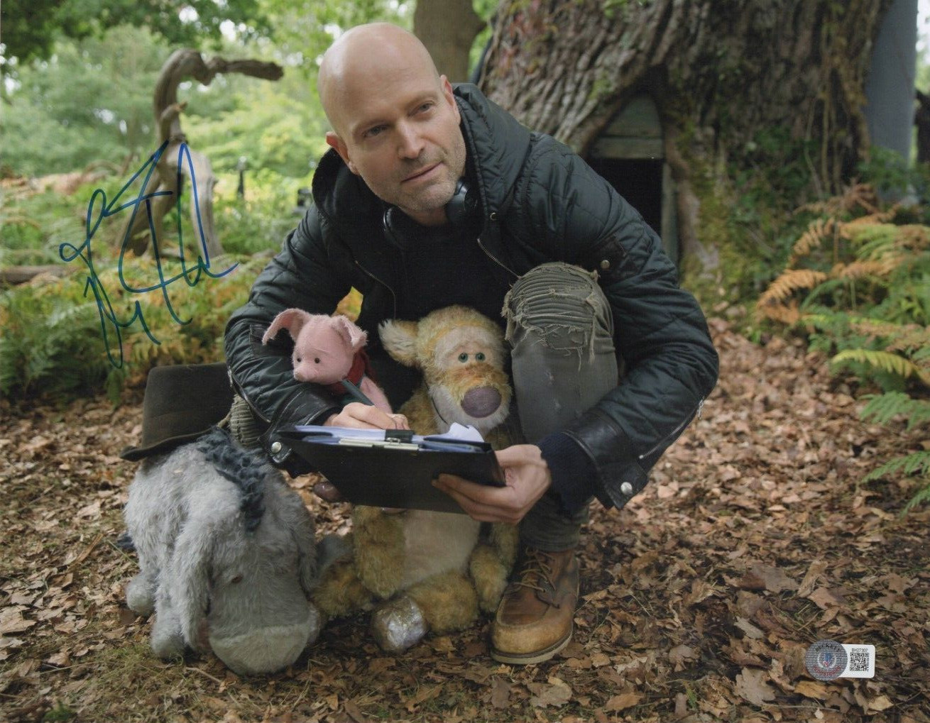 MARC FORSTER SIGNED 11X14 PHOTO CHRISTOPHER ROBIN AUTHENTIC AUTOGRAPH BECKETT