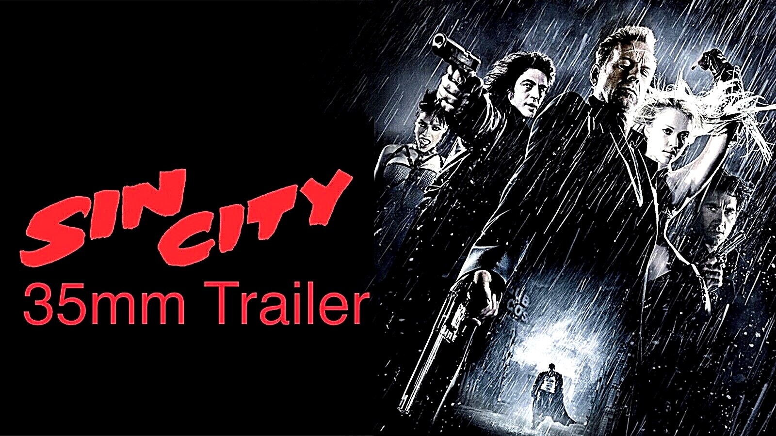 SIN CITY (2005) 35mm Film Trailer – Robert Rodriguez, Mickey, Clive Owen