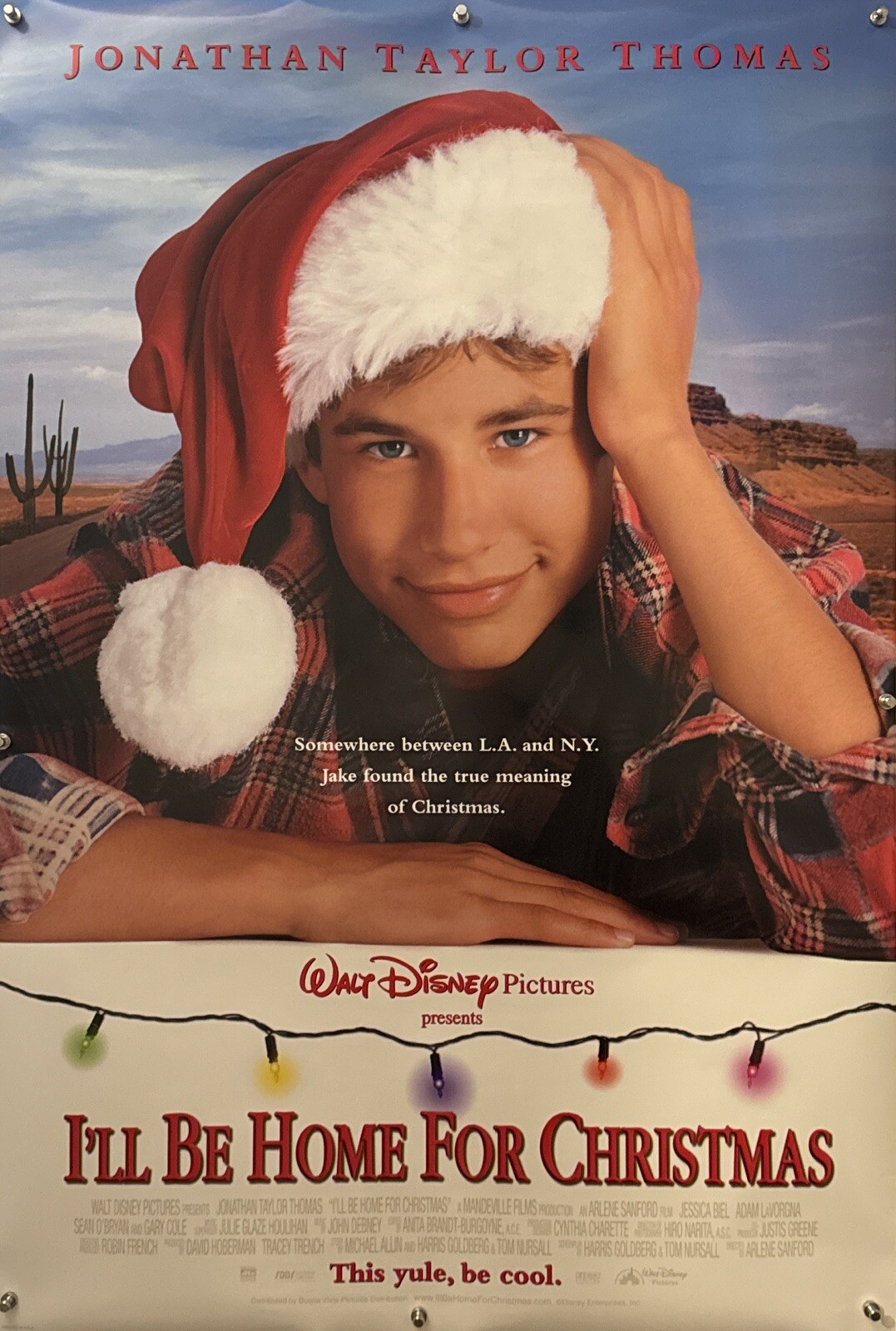 I”LL BE HOME FOR CHRISTMAS Original One Sheet Movie Poster – 1998