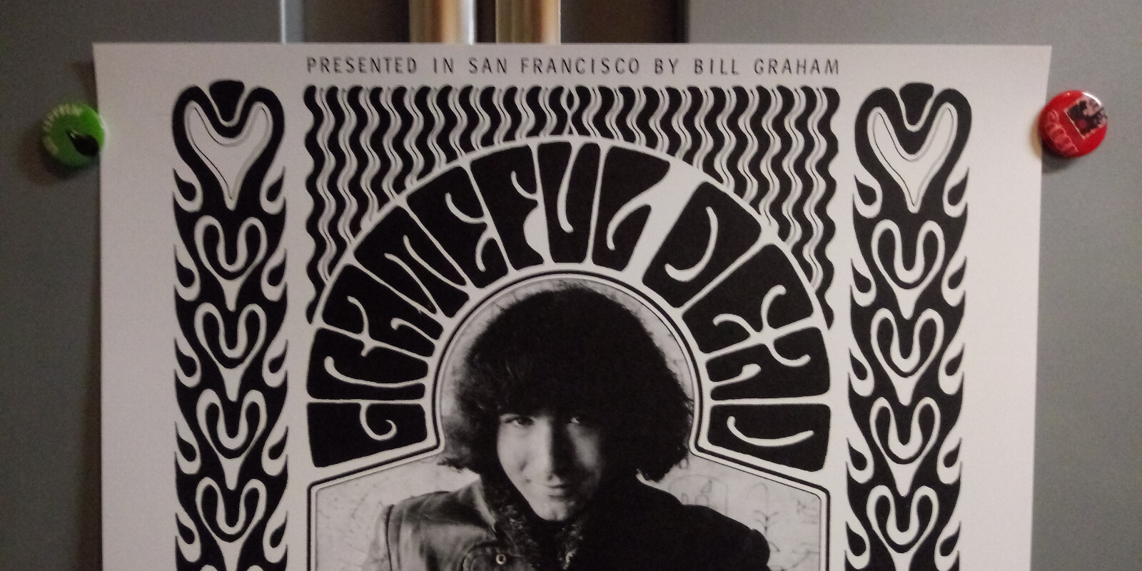 GratefuL Dead YardbirdS BG32 BiLL Graham FiLLmore PoSter