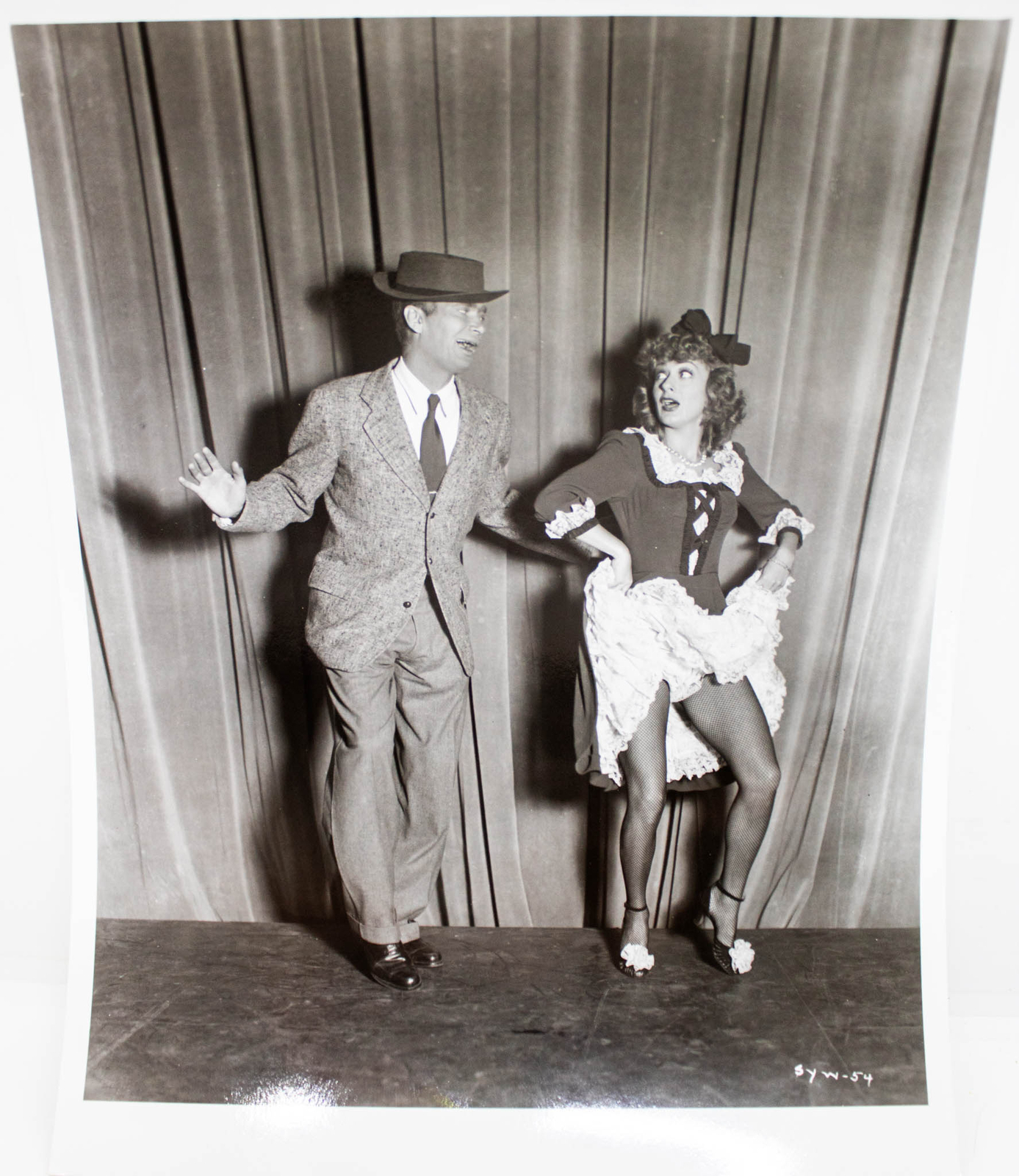 1940S ORIGINAL JUNE HAVOC BUDDY EBSON HOLLYWOOD STUDIO PRODUCTION PHOTO