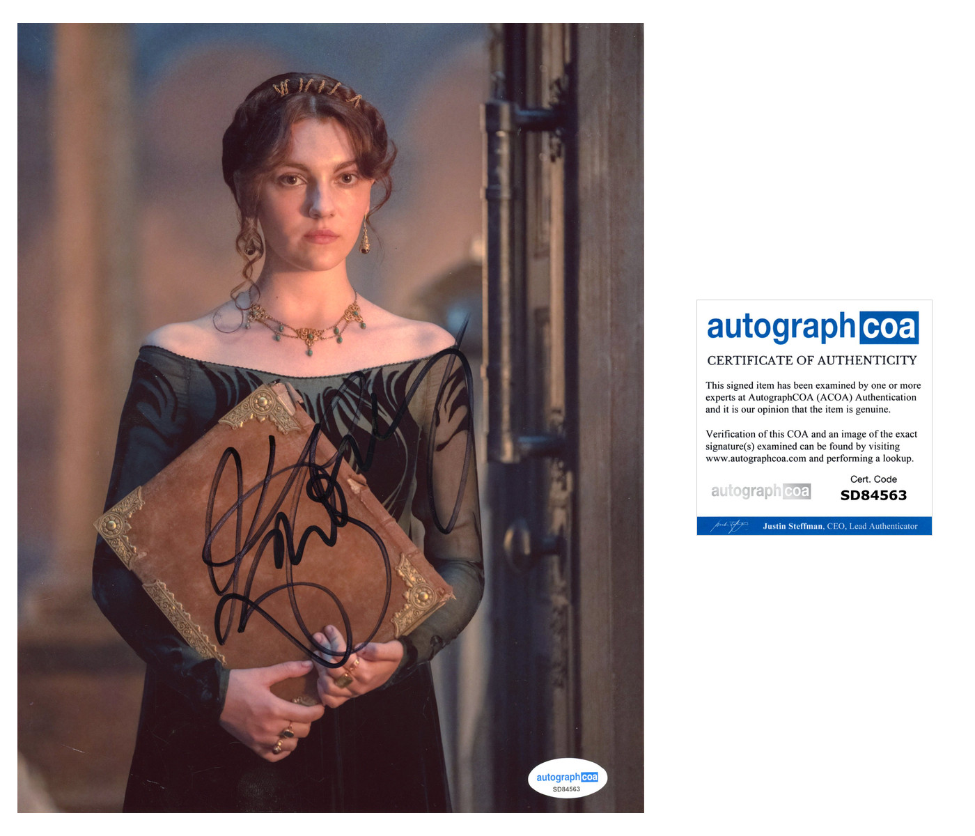 Emily Carey House of Dragon Autographed Signed 8×10 Photo ACOA
