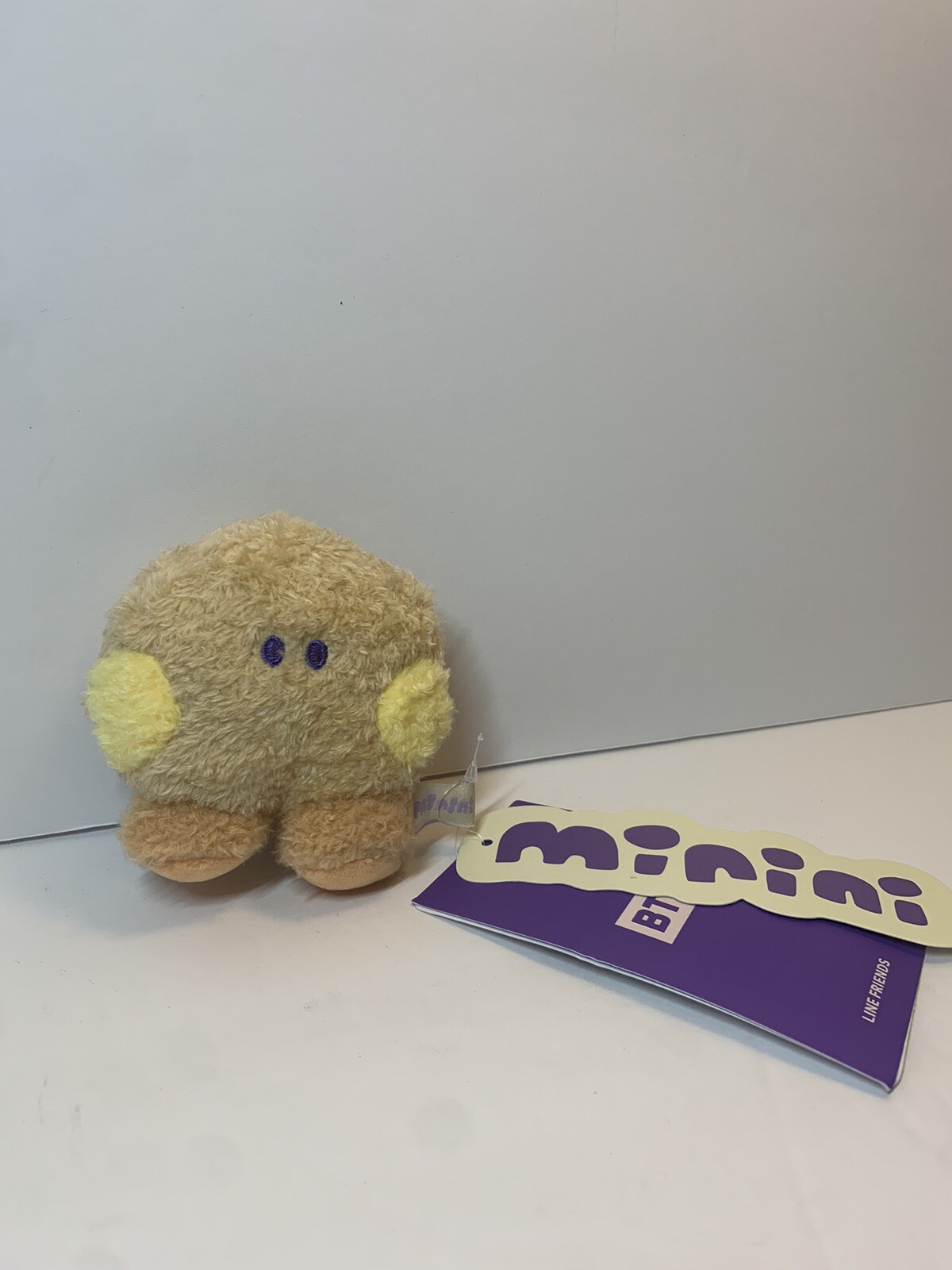 NEW BTS BT21 Official Shooky Minini Keychain w/ Soft Plush Charm – FAST US SHIP