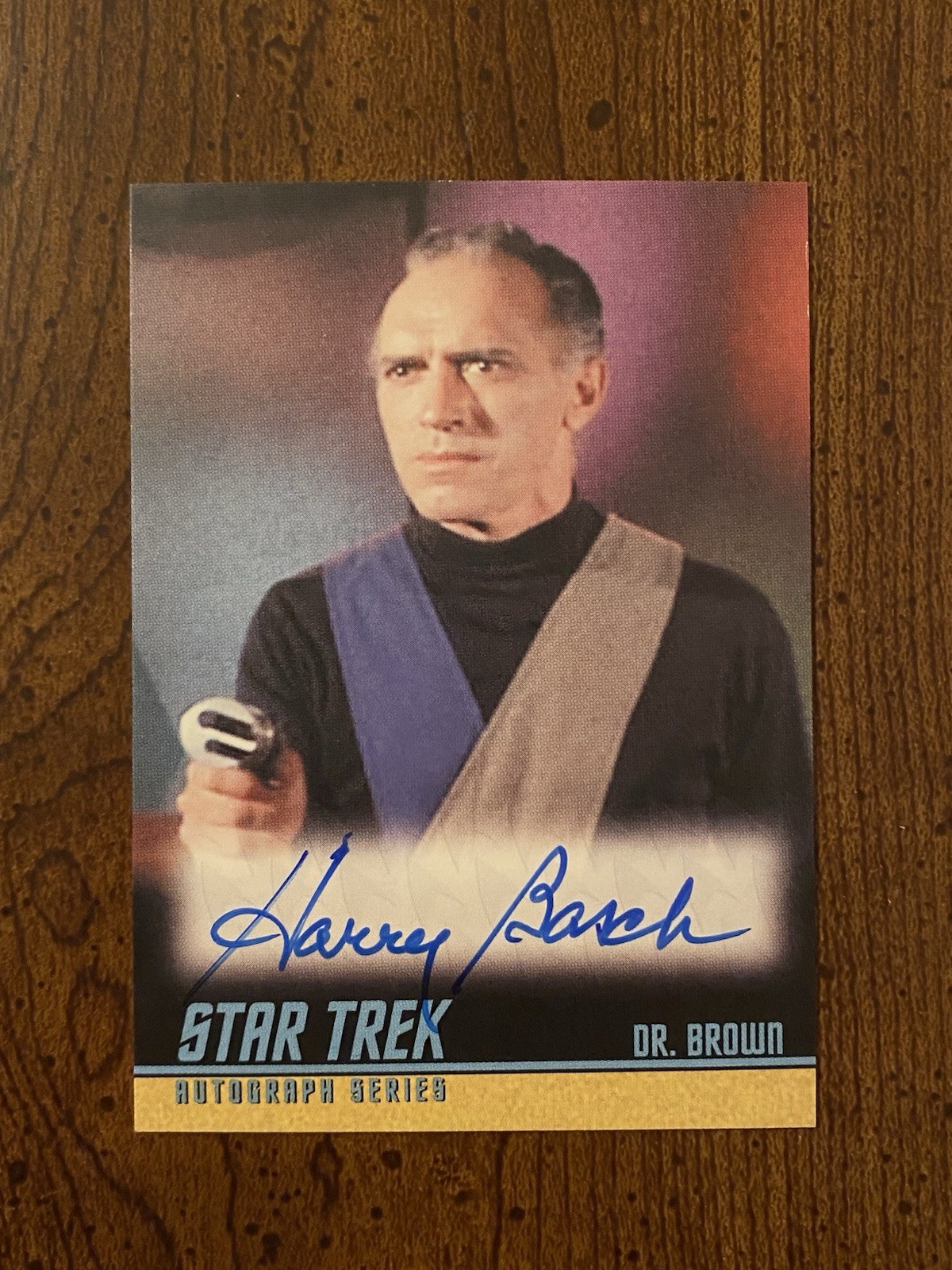 Harry Basch Signed Autographed Star Trek Trading Card Rittenhouse