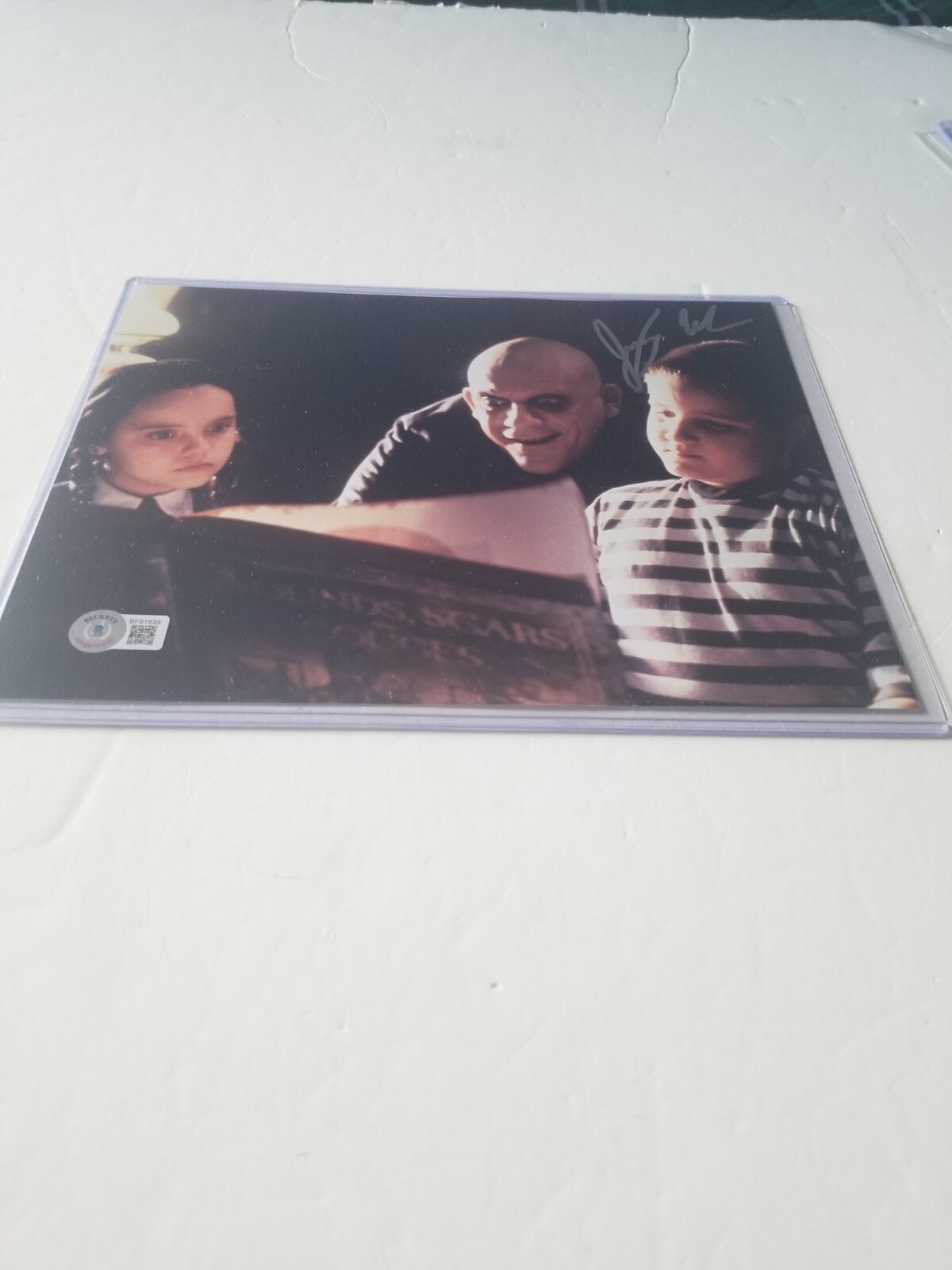BAM BOX JIMMY WORKMAM “PUGSLEY” ADDAMS FAMILY SIGNED PHOTO #2 BECKETT CERTIFIED