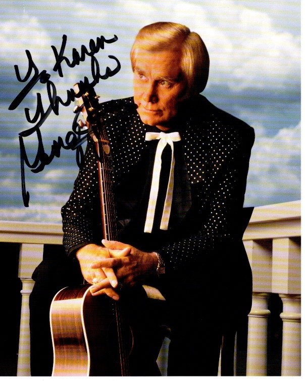 George Jones Signed Photo Country Music Singer / Musician 8×10