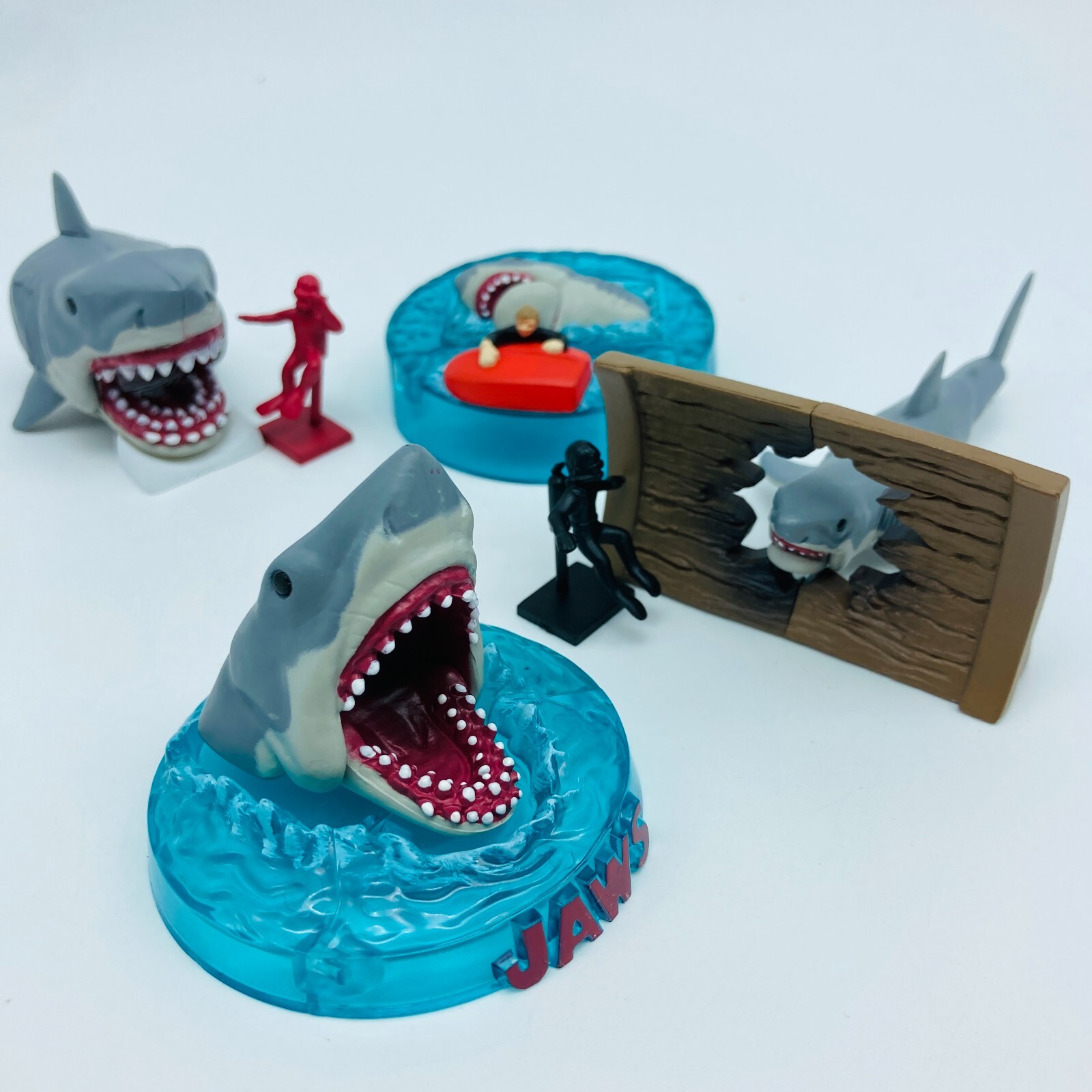 JAWS 4 Mini Figure Collection Set Part3 TAKARA TOMY Japan Great White Shark 2024