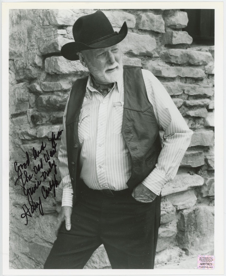 Harry Carey Jr 3 Godfathers Autographed Signed 8×10 Photo AMCo COA