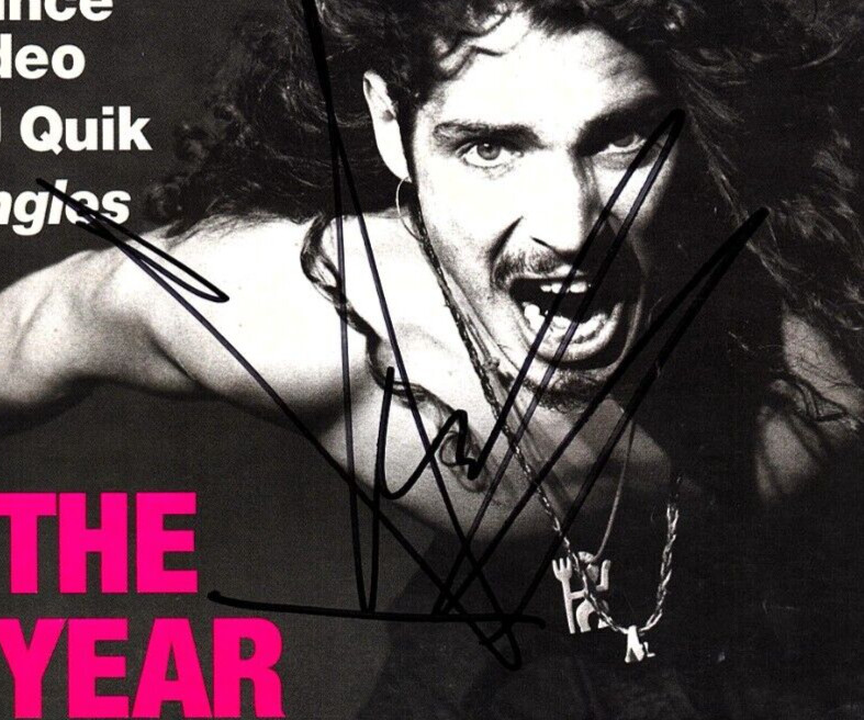 CHRIS CORNELL Signed Autographed Spin Magazine Soundgarden Beckett BAS #AB16714