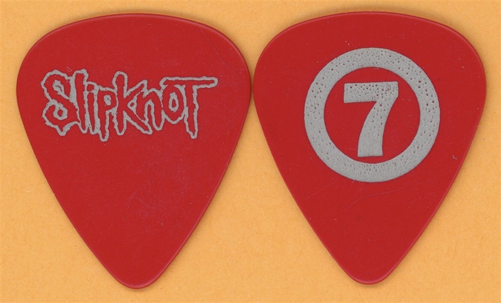Slipknot Mick Thomson #7 Vintage Guitar Pick – 2001 Iowa Tour