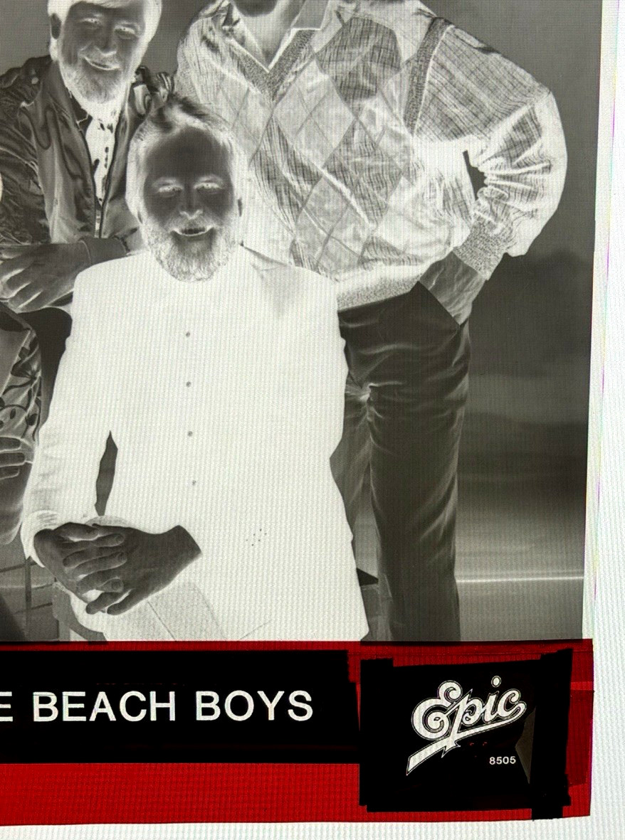 The BEACH BOYS 1993 Epic Records Rare Vintage Promo 8×10 Negative Photo Work up