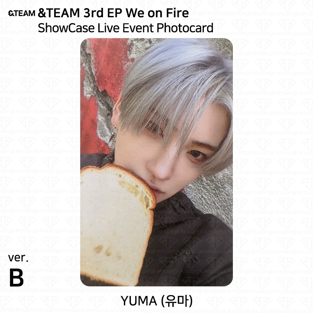 &TEAM 3rd EP Album We on Fire ShowCaseLive Event Photocard