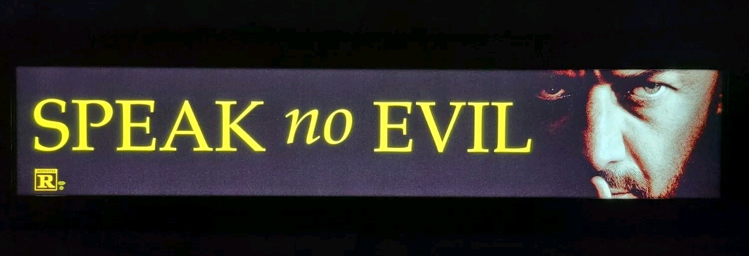 Speak No Evil (2024) 5×25 Movie Theater Mylar James McAvoy MacKenzie Davis