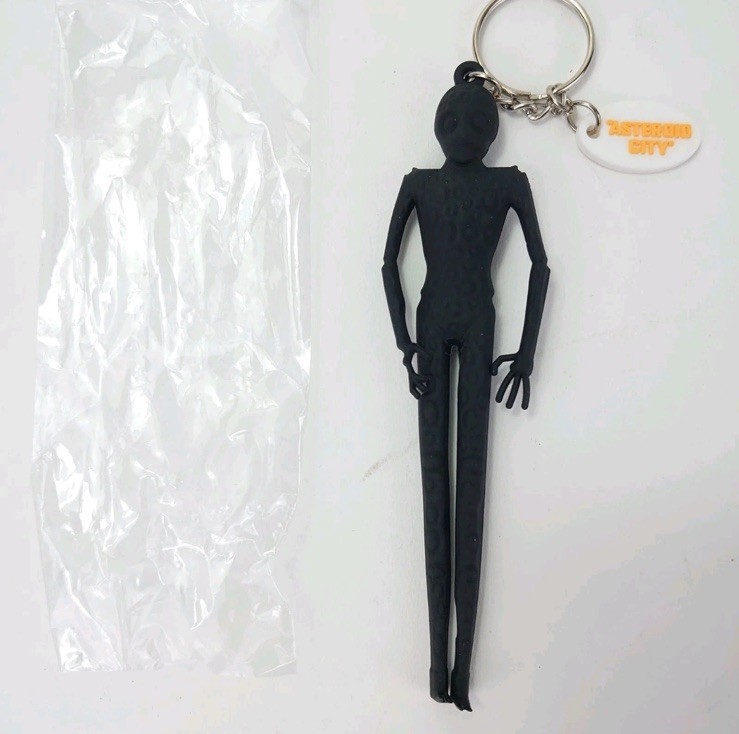 Asteroid City Alien 5″ Keychain Wes Anderson Movie RARE Jeff Goldblum