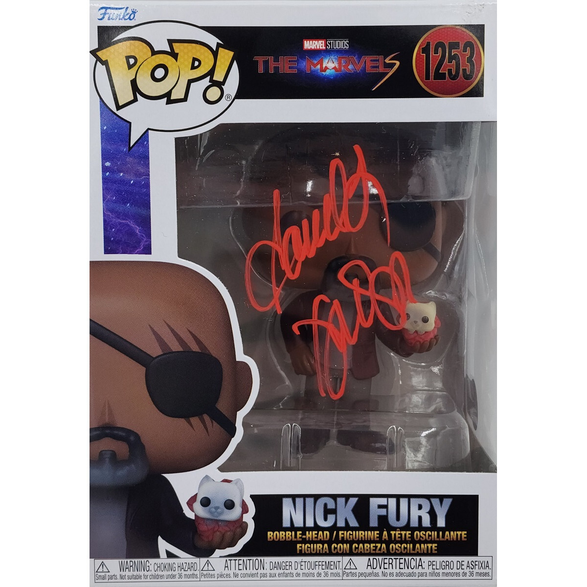 Samuel L Jackson Signed Nick Fury Funko (#1253)