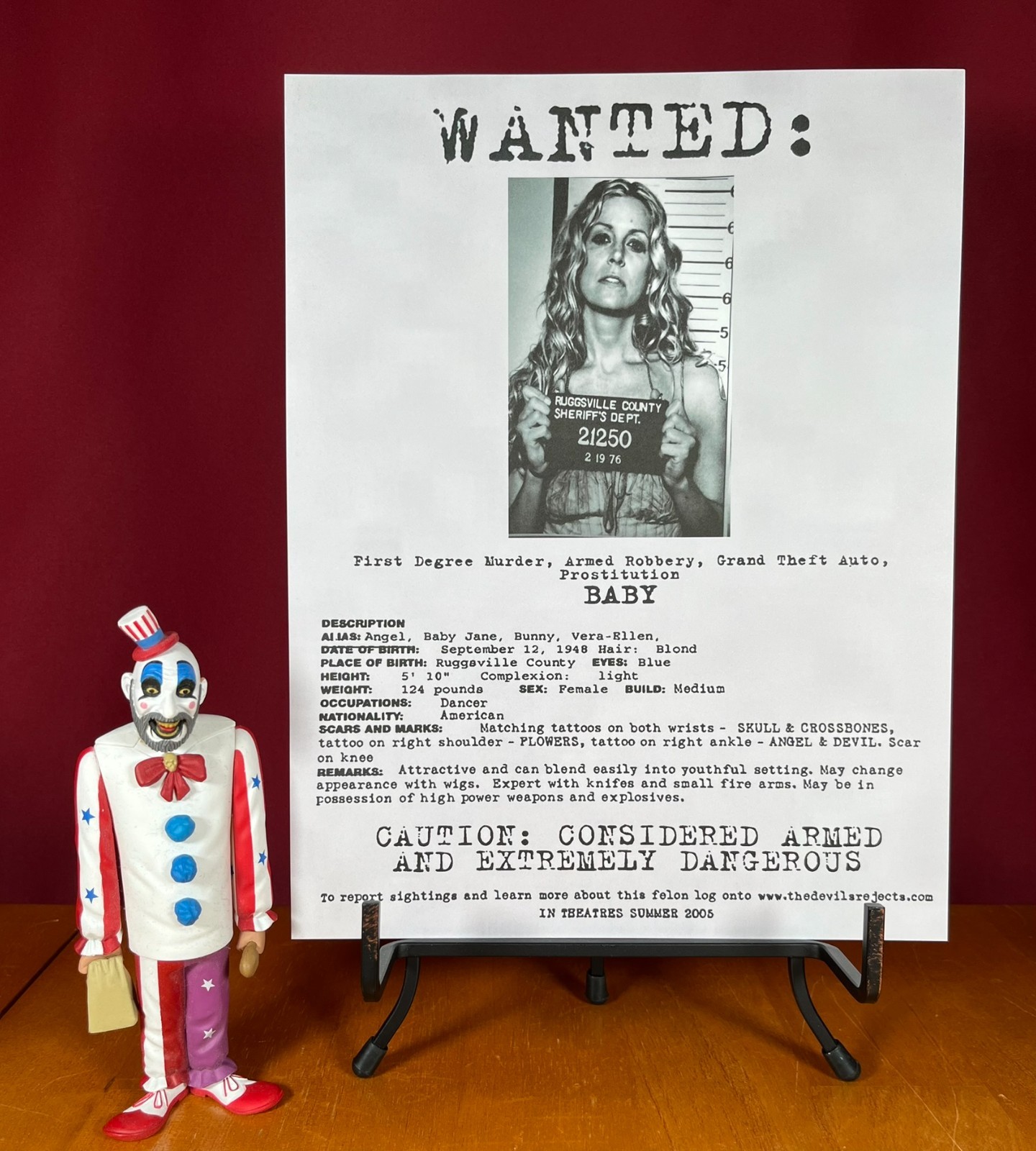 The Devil’s Rejects Firefly Wanted Posters- 8.5 x 11- Devil’s Rejects Movie