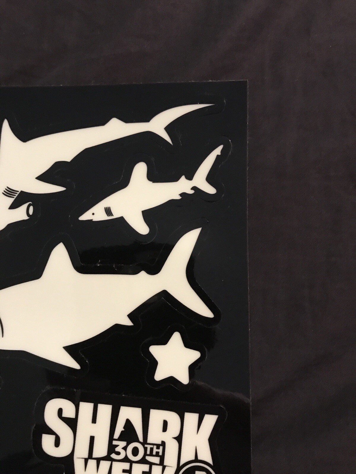 New: Shark Week 30th Anniversary Decals Stickers Discovery Channel Kids