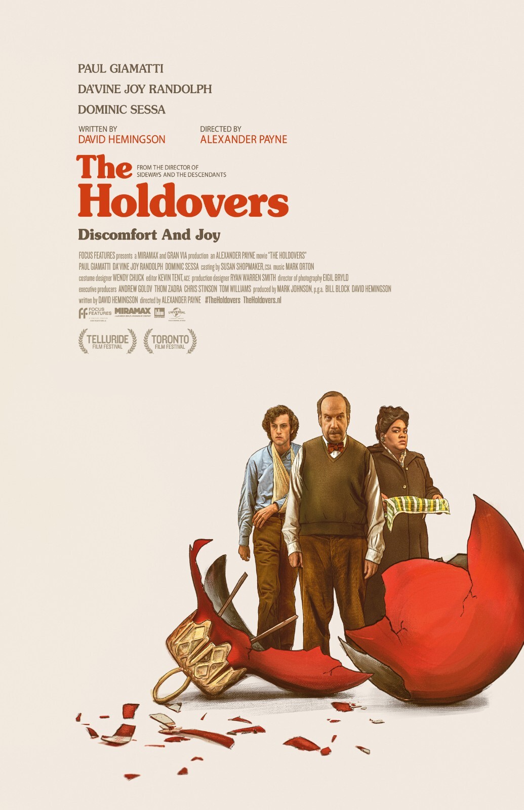 The Holdovers movie poster (a) – 11 x 17 inches – Paul Giamatti