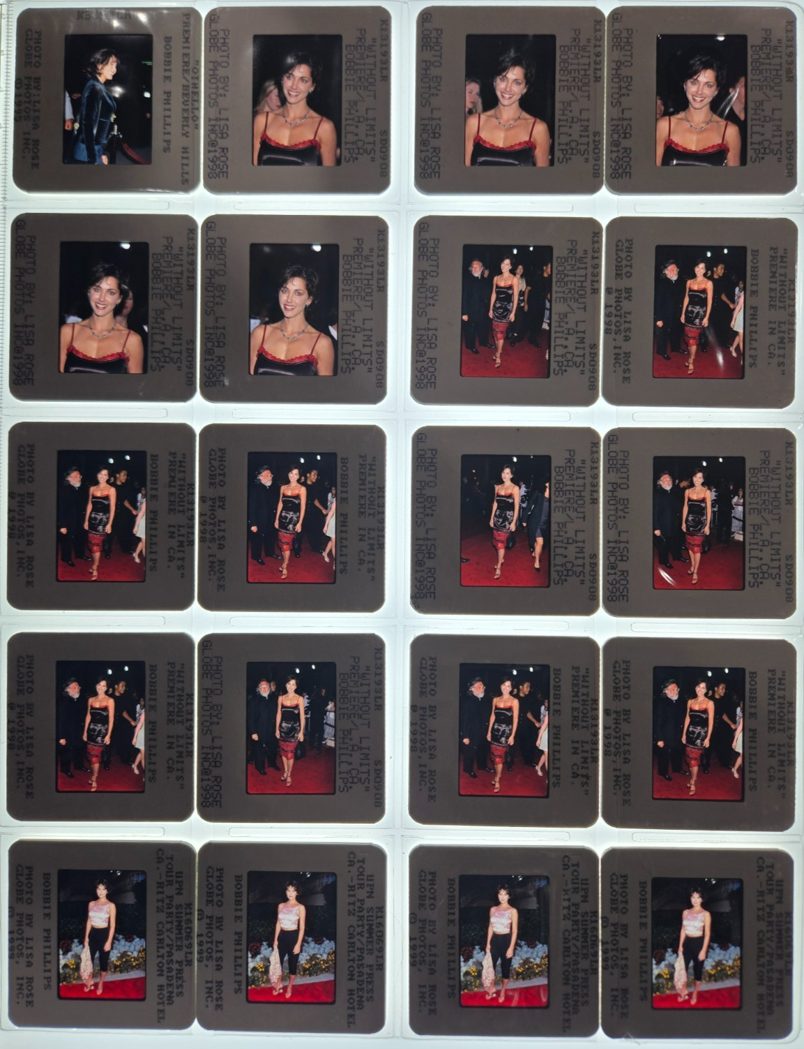 Bobbie Phillips (The Watcher, The Cape, Chameleon) 35mm Slide Photo Lot of 20