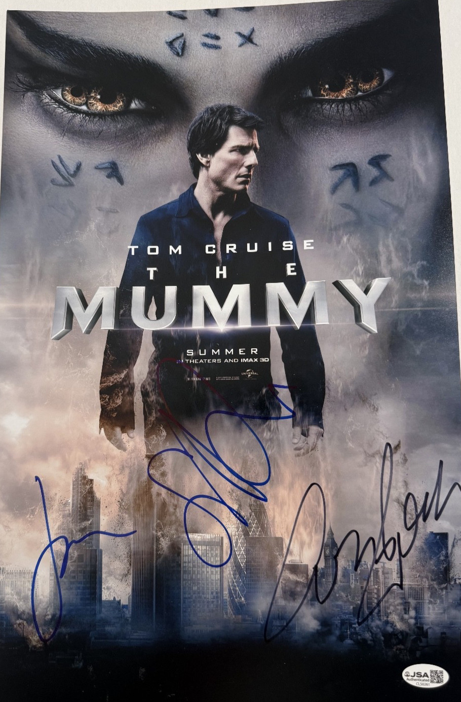 THE MUMMY Authentic Cast Signed x3 “ANNABELLE WALLIS” 11×17 Photo JSA COA