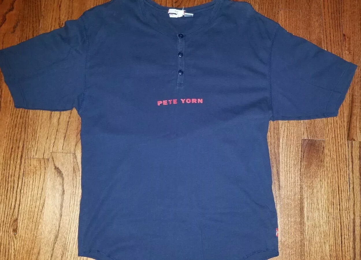 Pete Yorn Day I Forgot Promo Levi’s Unisex Shirt Size XL Brand New Unworn Rare