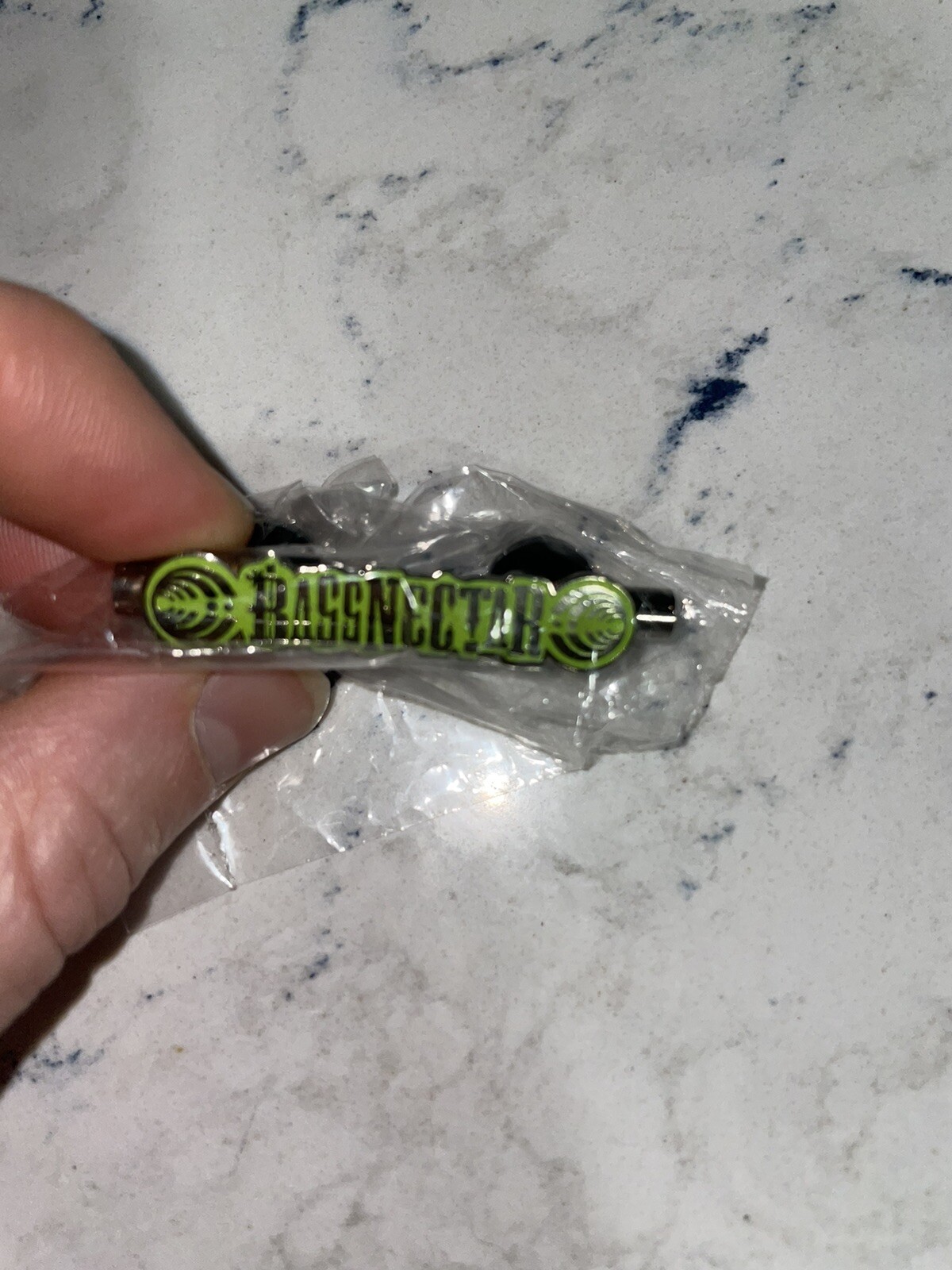 Bassnectar Unisex Hat Pin Festival Merchandise Neon Green And Black