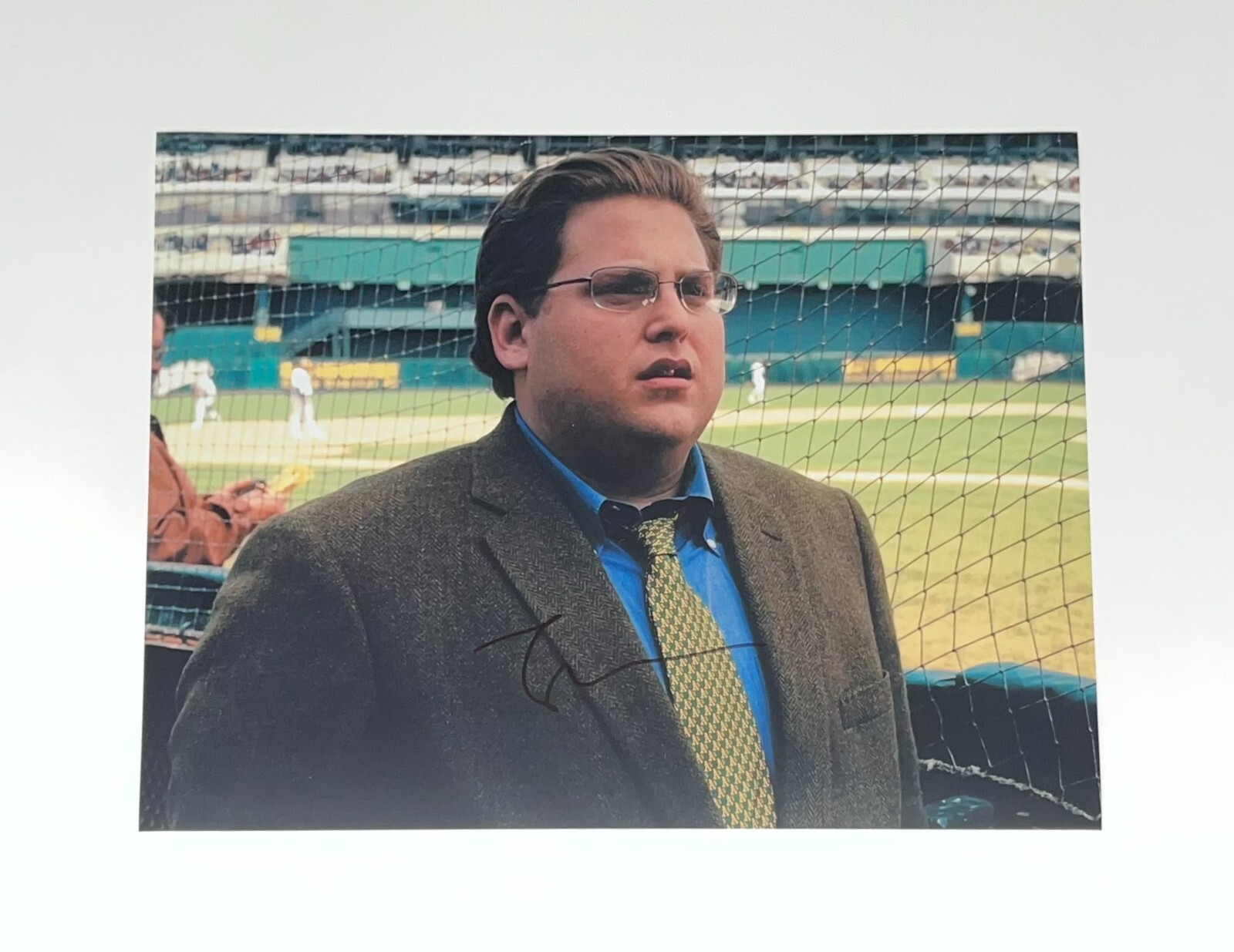 Jonah Hill Signed 11×14 Photo (Moneyball) COA