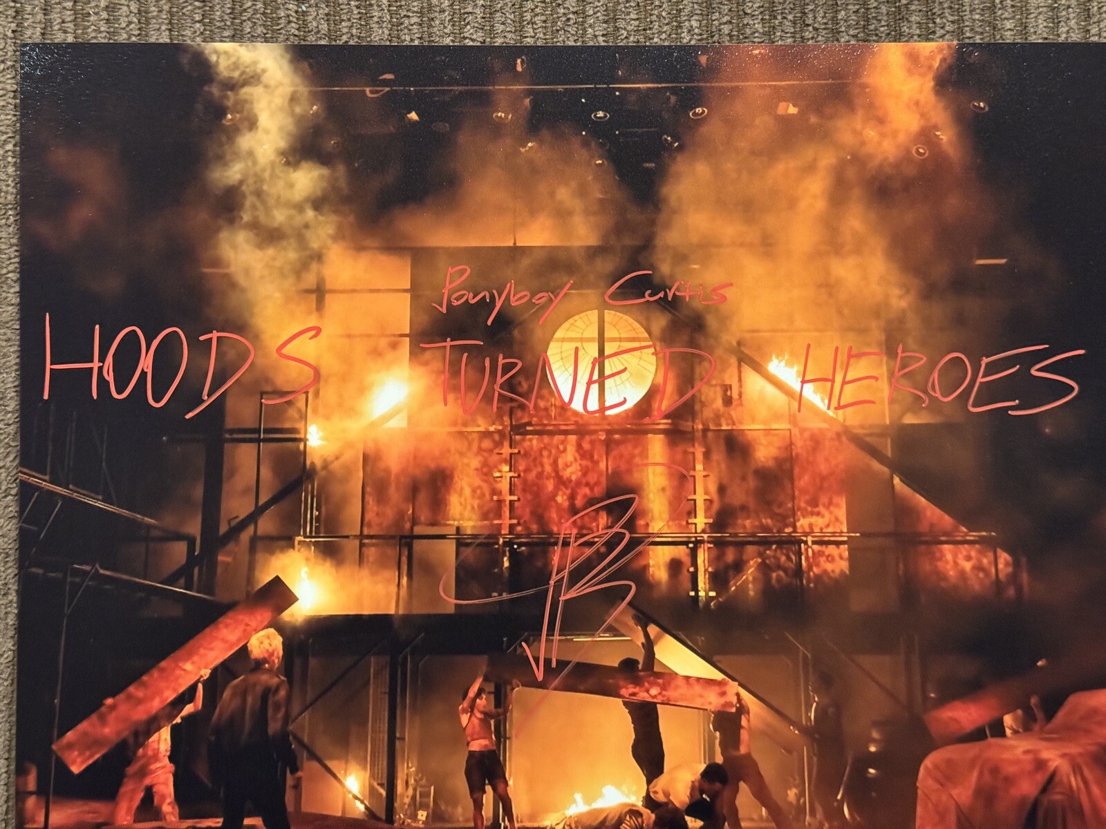 Brody Grant Signed 11×14 Photo Outsiders Ponyboy Stay Gold Autograph Authentic