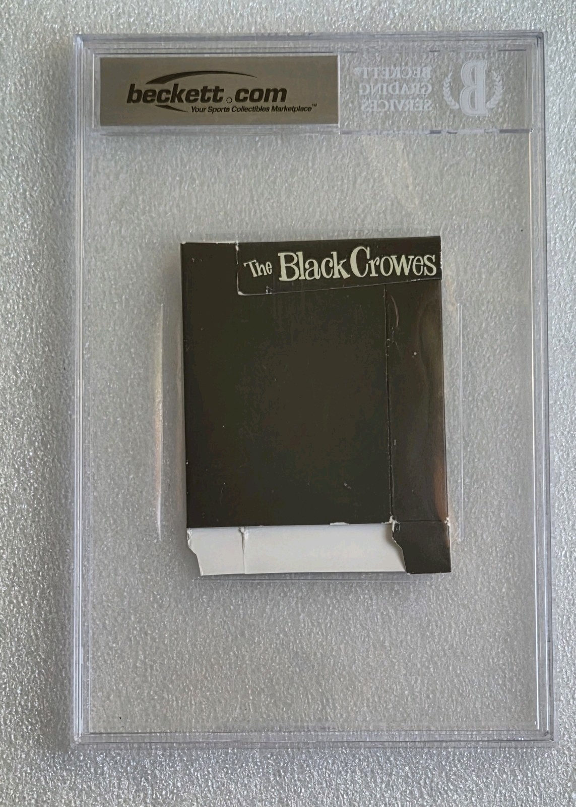 THE BLACK CROWES SIGNED BECKETT BAS COA AUTOGRAPHED SLABBED CHRIS RICH ROBINSON