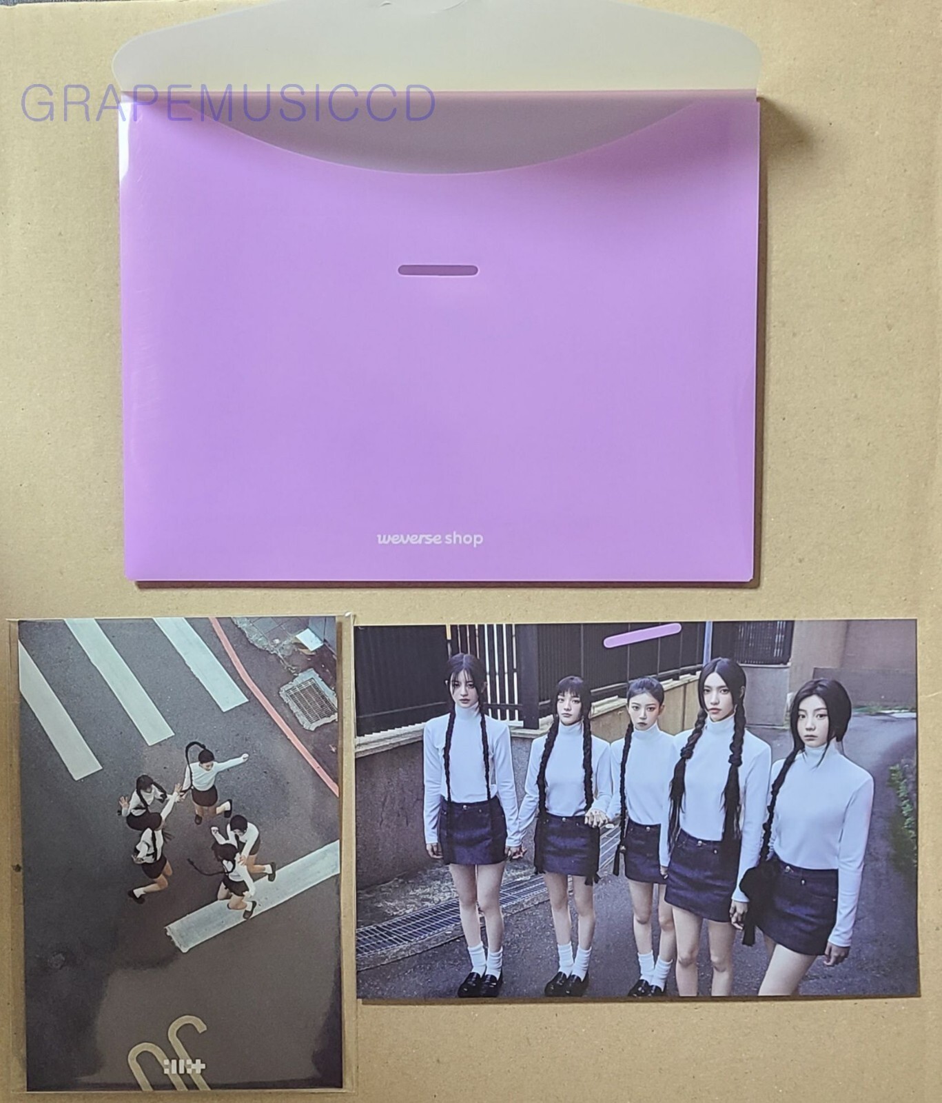 ILLIT 1st Mini SUPER REAL ME WEVERSE SHOP POB GROUP PHOTO + MINI POSTER ONLY