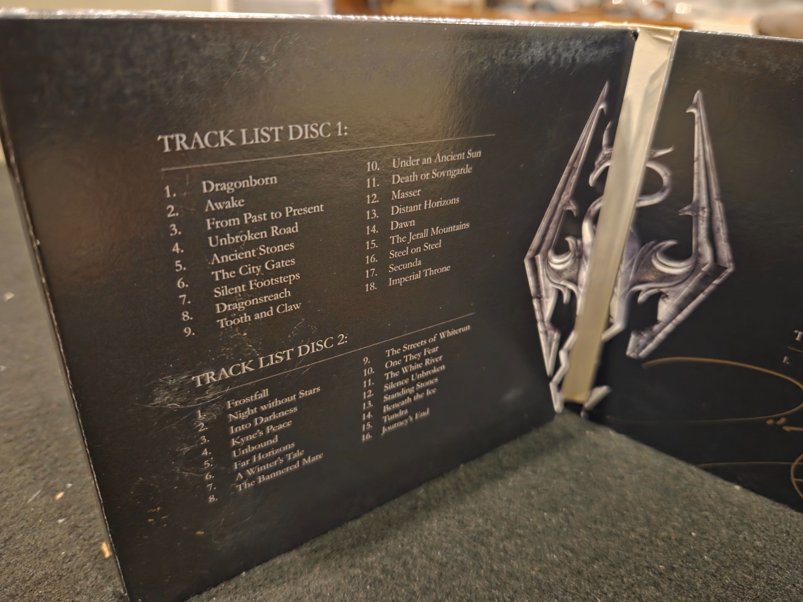 The Elder Scrolls V Skyrim Original Soundtrack 4 CD Set Signed by Jeremy Soule
