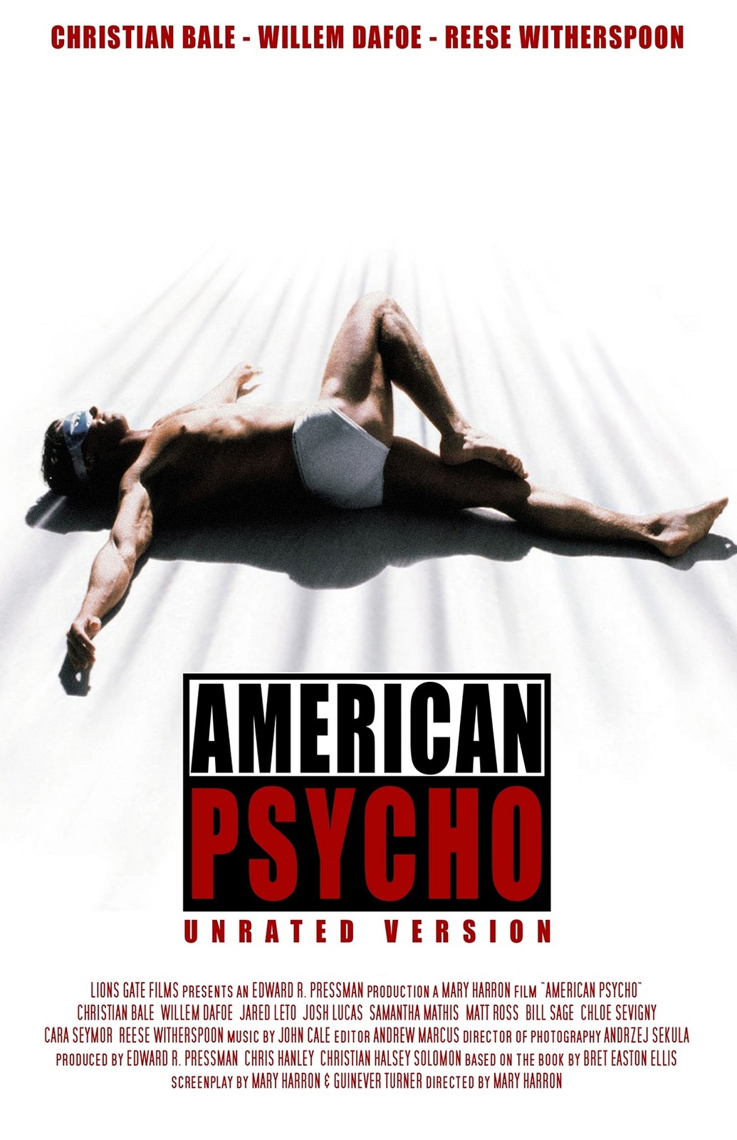 American Psycho movie poster 11 x 17 inches : Christian Bale poster (Style b)