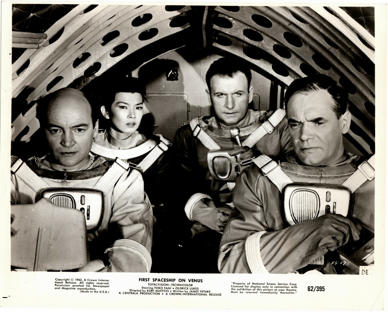 First Space Ship on Venus Photo 1962 Movie Press Still Original