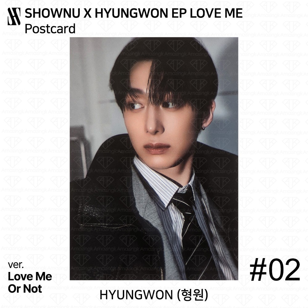 SHOWNU X HYUNGWON EP LOVE ME Standard/Digipack/Losing Control ver. Photocard